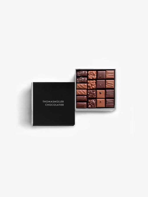 Pralines 18 - a selection of exclusive pralines by Chocolatier Thomas Müller. Order online now.