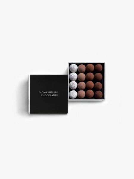 Truffes 16 - eine Auwahl der besten Truffes von Chocolatier Thomas Müller. Jetzt online bestellen.